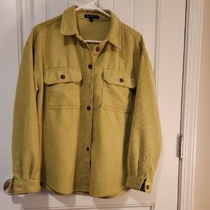 Long Sleeve Wide Wale Courdory Button Down Shirt